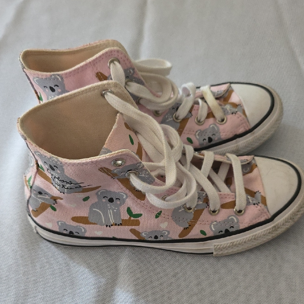 Converse Pink Koala High-Top Sneakers